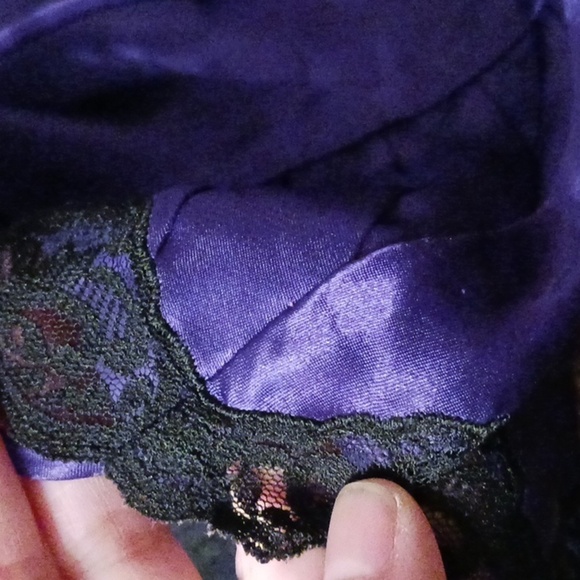 Vintage Gold Label Victoria's Secret Slip Gown Purple Ladies Small fairycore - Picture 6 of 7